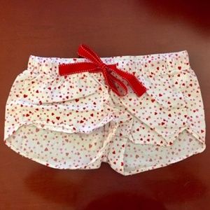 Old Navy Sprinkle Hearts Cotton Pajama Shorts XS